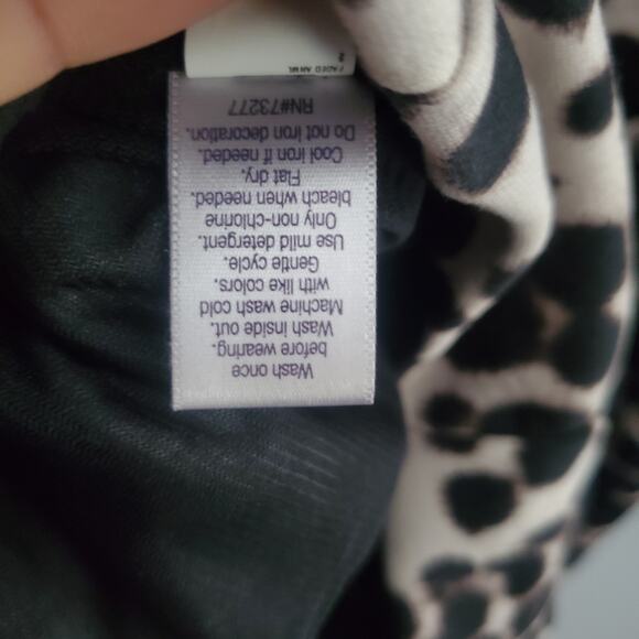 Jennifer Lopez Leopard Print Sleeveless Sheath Dress 2 - Picture 8 of 9